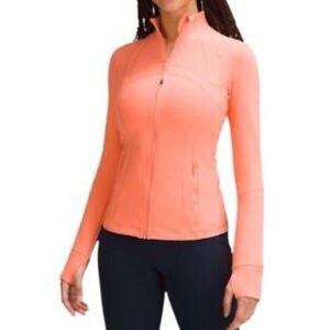 lululemon athletica Peach Zip-Up Sweater